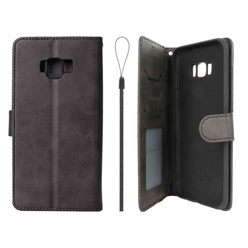 کیف موبایل مگنتی درجه یک داخل خز MNC Plus مدل Samsung Galaxy S8 Plus - مشکی