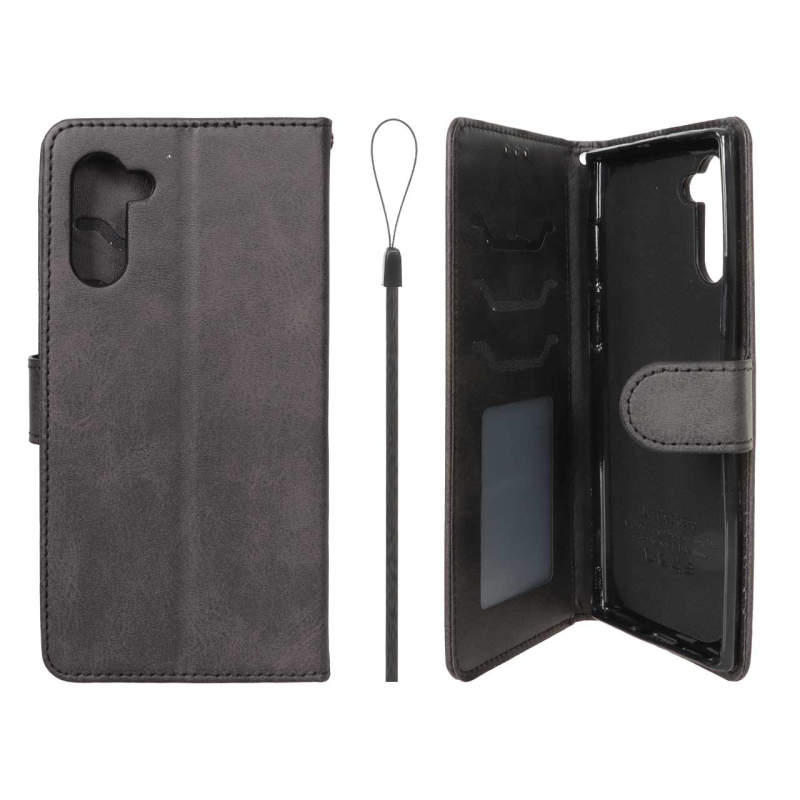 کیف موبایل مگنتی درجه یک داخل خز MNC Plus مدل Samsung Galaxy Note 10 Plus - مشکی