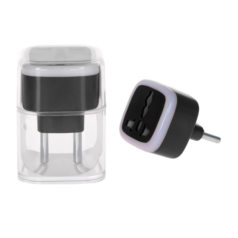 تبدیل برق 3 به 2 مدل M-03 - مشکی - MMS