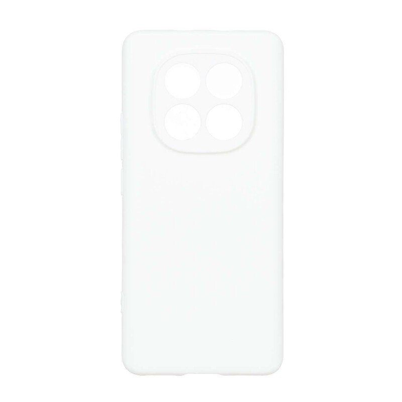 قاب طرح سیلیکون لنز برجسته Xiaomi Redmi Note 15 - سفید