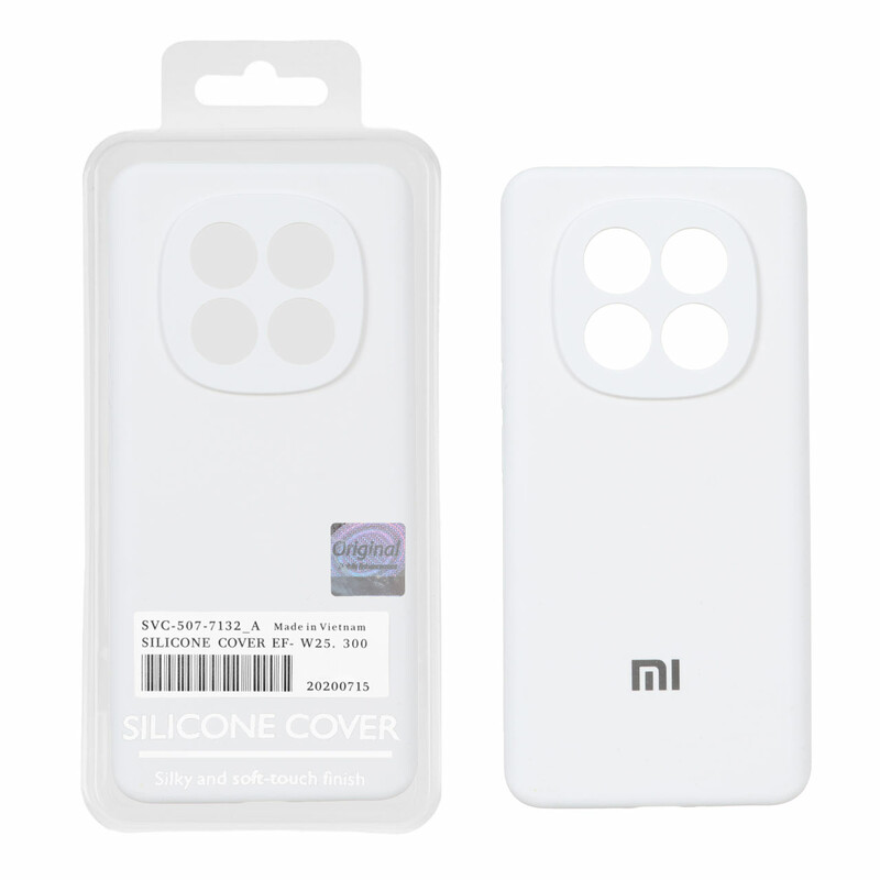 قاب سیلیکونی پاک کنی اورجینال Master Quality مدل Xiaomi Redmi Note 15 - سفید (پک دار)