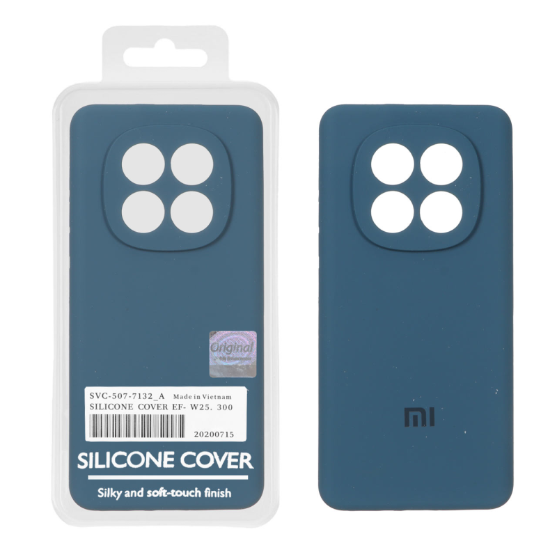 قاب سیلیکونی پاک کنی اورجینال Master Quality مدل Xiaomi Redmi Note 15 - سبز کله غازی (پک دار)