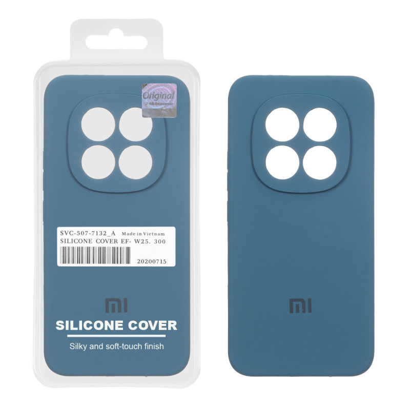 قاب سیلیکونی پاک کنی اورجینال Master Quality مدل Xiaomi Redmi Note 15 Pro Plus - سبز کله غازی (پک دار)