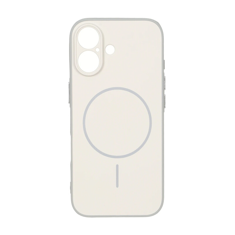 قاب Soft طرح مگ سیف محافظ لنزدار Apple iPhone 17 - کرم