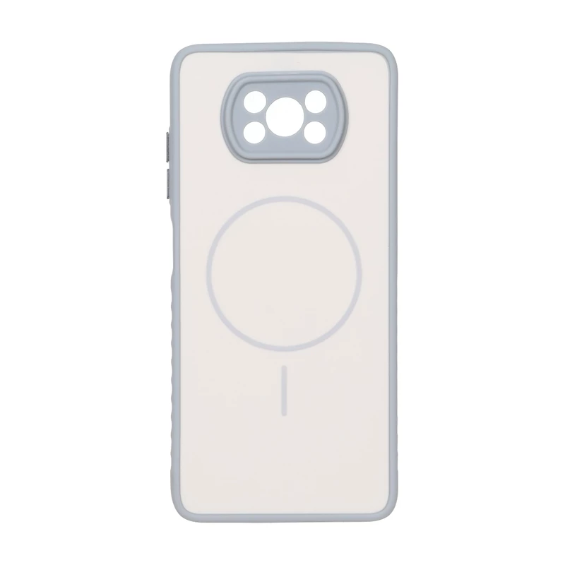 قاب Soft طرح مگ سیف محافظ لنزدار Xiaomi Poco X3 / Poco X3 Pro / Poco X3 NFC - کرم