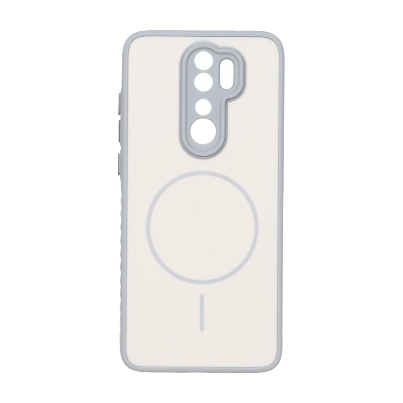 قاب Soft طرح مگ سیف محافظ لنزدار Xiaomi Redmi Note 8 Pro - کرم