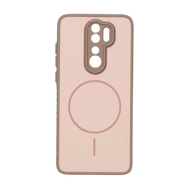 قاب Soft طرح مگ سیف محافظ لنزدار Xiaomi Redmi Note 8 Pro - نسکافه ای