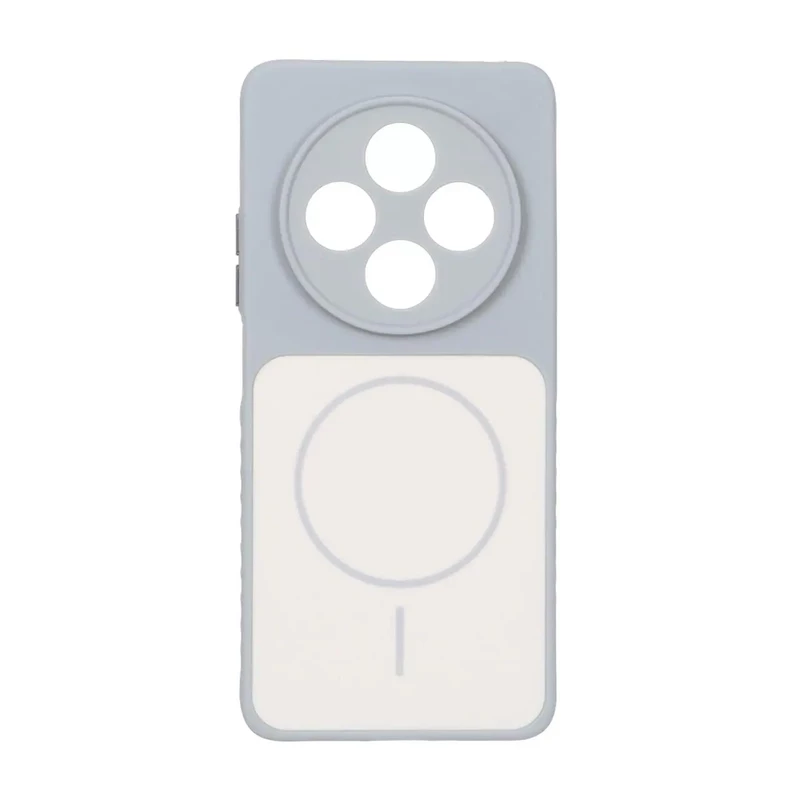 قاب Soft طرح مگ سیف محافظ لنزدار Xiaomi Redmi 14C / Redmi A4 / Poco C75 - کرم