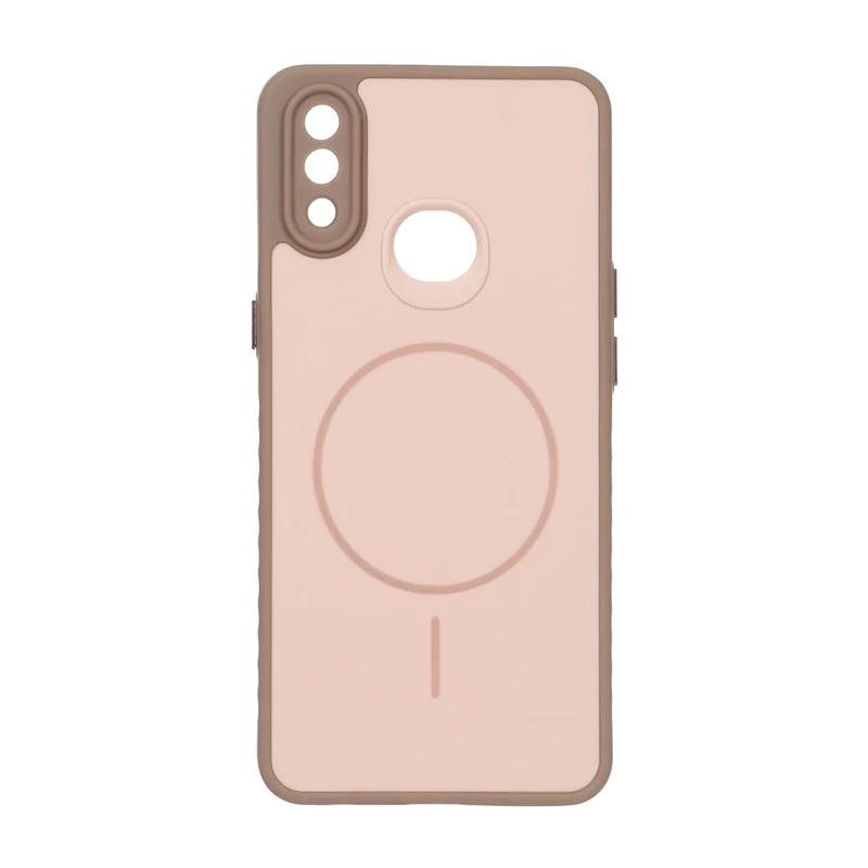 قاب Soft طرح مگ سیف محافظ لنزدار Samsung Galaxy A10s - نسکافه ای