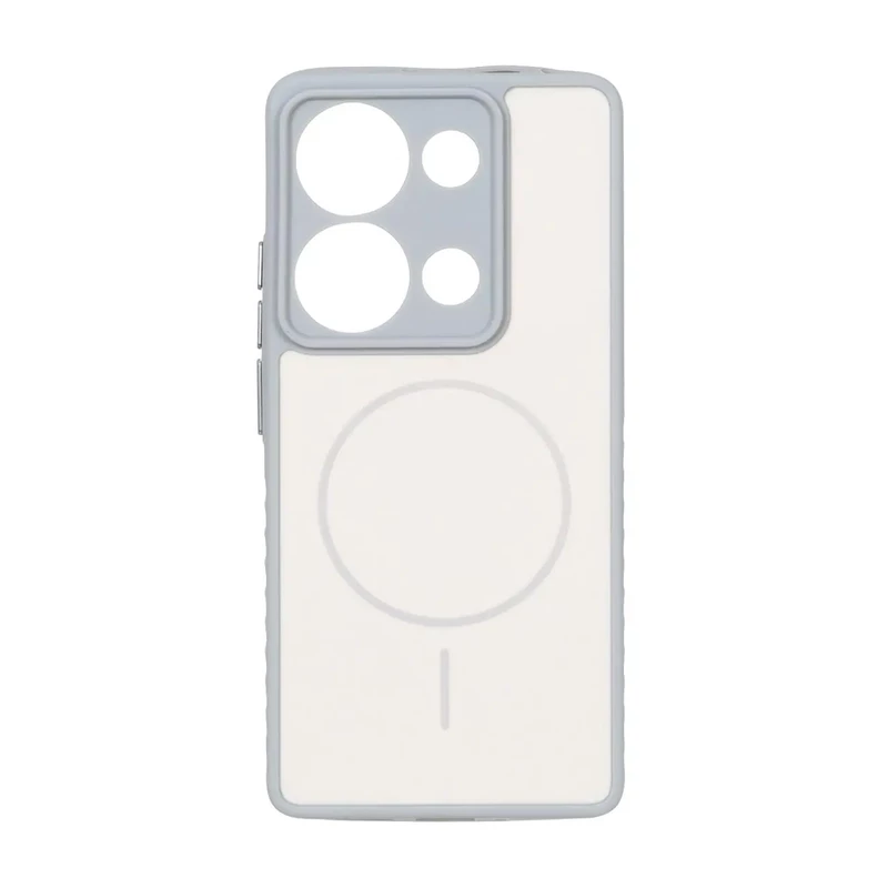 قاب Soft طرح مگ سیف محافظ لنزدار Xiaomi Redmi Note 14S / Note 13 Pro 4G / Poco M6 Pro 4G - کرم