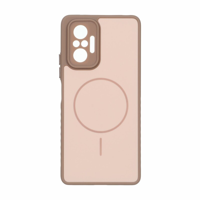 قاب Soft طرح مگ سیف محافظ لنزدار Xiaomi Redmi Note 10 Pro 4G / Redmi Note 10 Pro Max - نسکافه ای