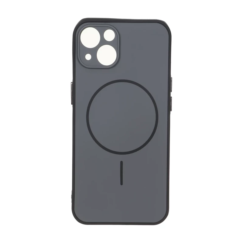قاب Soft طرح مگ سیف محافظ لنزدار Apple iPhone 13 / iPhone 14 - خاکستری