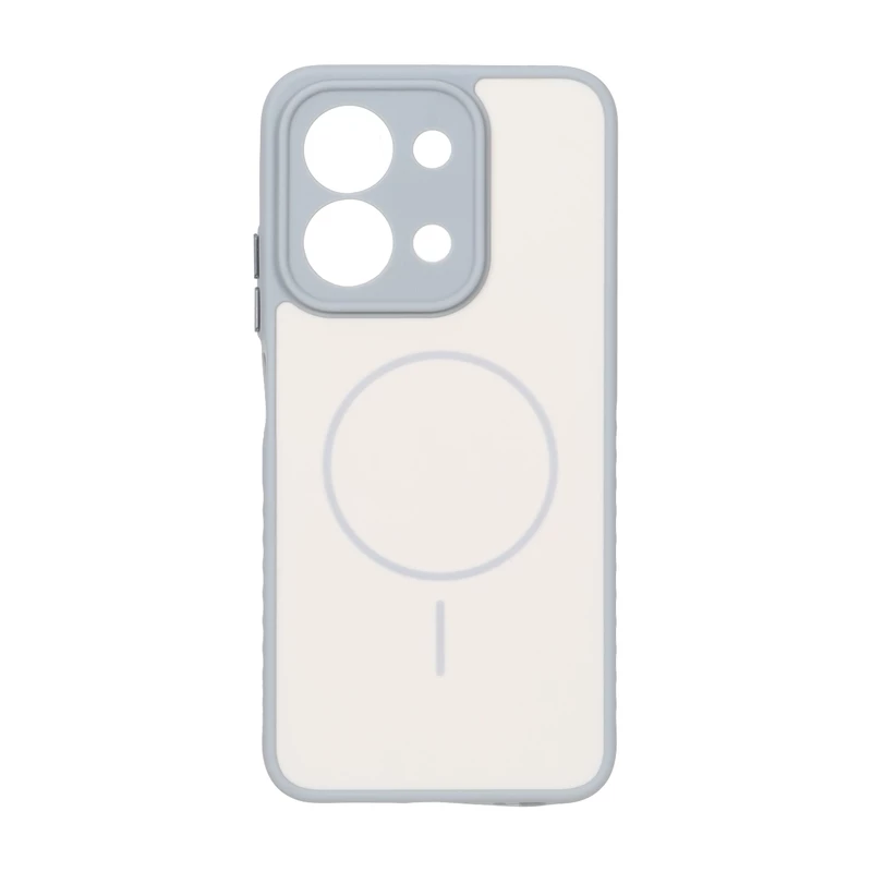 قاب Soft طرح مگ سیف محافظ لنزدار Xiaomi Redmi 15C / Poco C85 - کرم