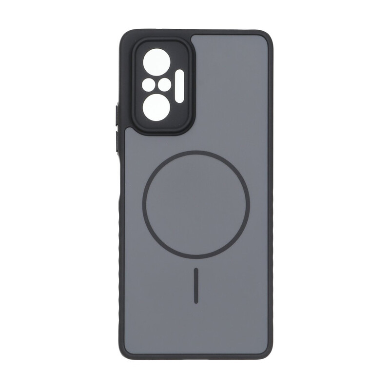 قاب Soft طرح مگ سیف محافظ لنزدار Xiaomi Redmi Note 10 Pro 4G / Redmi Note 10 Pro Max - مشکی