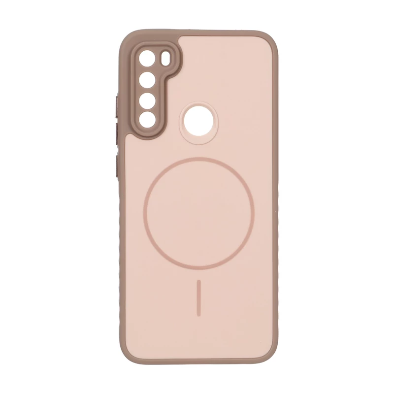 قاب Soft طرح مگ سیف محافظ لنزدار Xiaomi Redmi Note 8 - نسکافه ای