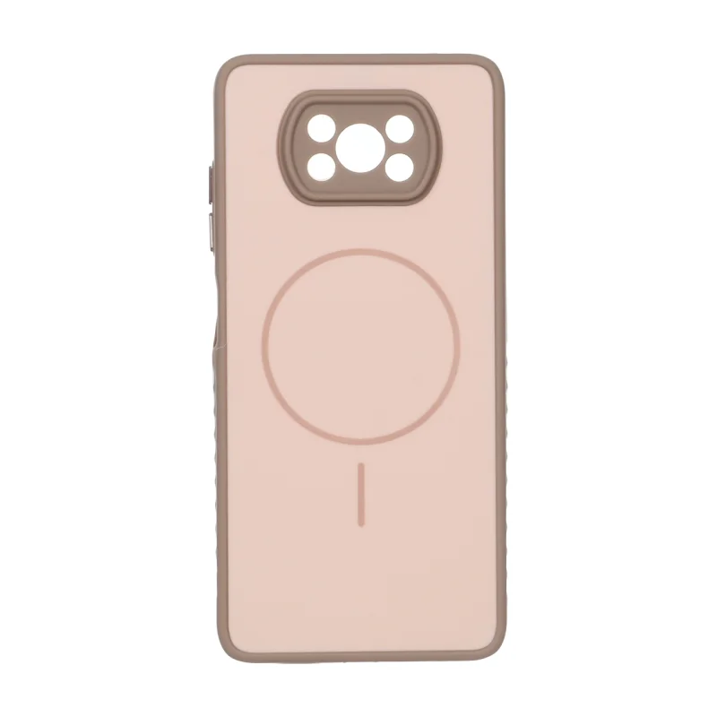قاب Soft طرح مگ سیف محافظ لنزدار Xiaomi Poco X3 / Poco X3 Pro / Poco X3 NFC - نسکافه ای