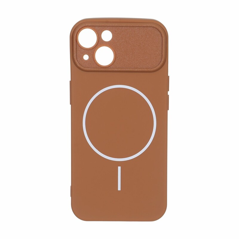قاب طرح مگ سیف دور لنز Texture مدل Apple iPhone 13 / iPhone 14 - صحرایی