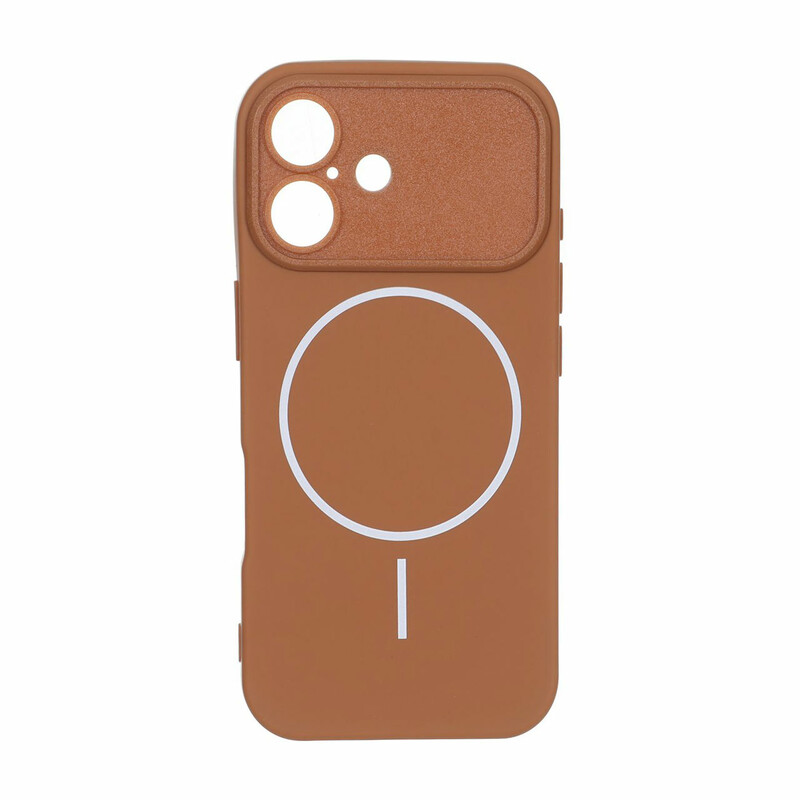 قاب طرح مگ سیف دور لنز Texture مدل Apple iPhone 16 - صحرایی