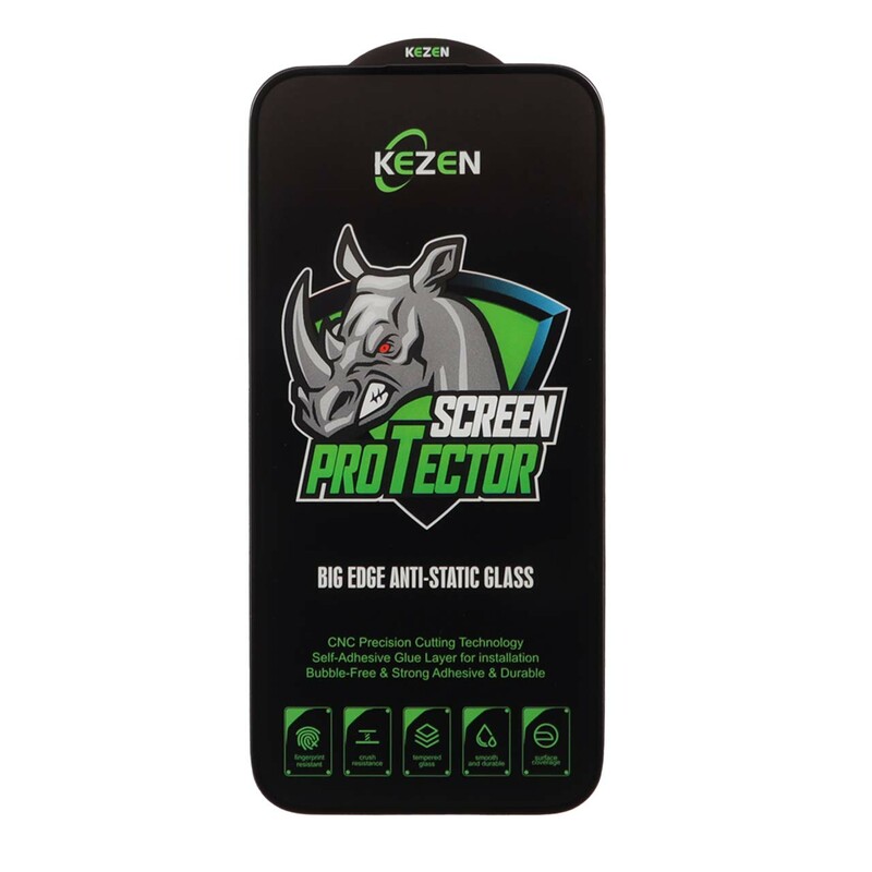 محافظ صفحه نمایش شیشه ای Full Cover Kezen Anti Static Big Edge مدل Apple iPhone 16