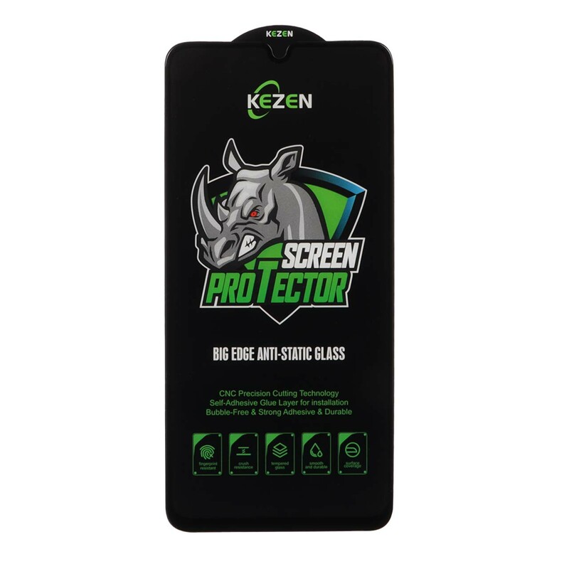 محافظ صفحه نمایش شیشه ای Full Cover Kezen Anti Static Big Edge مدل Samsung Galaxy A15 / A25 / A24 / M34 / F34