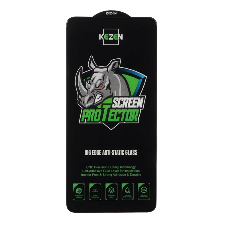 محافظ صفحه نمایش شیشه ای Full Cover Kezen Anti Static Big Edge مدل Xiaomi Redmi Note 13 4G / Poco M7 Pro 5G