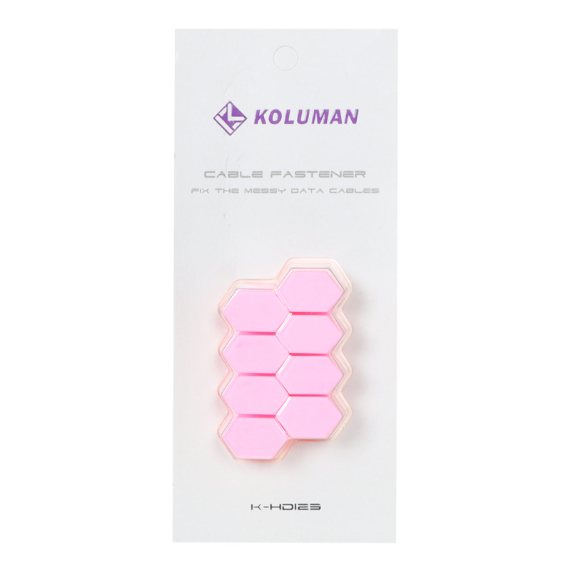نگه دارنده کابل Koluman مدل K-HD123 - صورتی