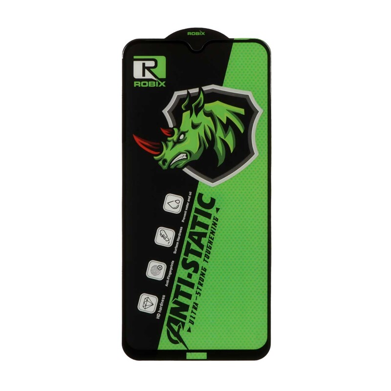 محافظ صفحه نمایش شیشه ای Full Cover Robix Anti Static ESD مدل Xiaomi Redmi Note 8 / Redmi 8 / Redmi 8a