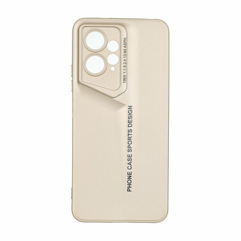 قاب Phone Case Sports Design محافظ لنزدار Xiaomi Redmi Note 12 4G - طلایی