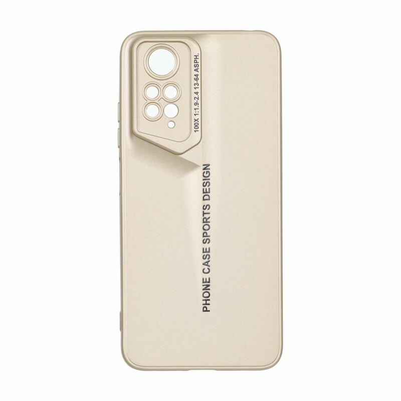 قاب Phone Case Sports Design محافظ لنزدار Xiaomi Redmi Note 11 4G / Redmi Note 11S - طلایی