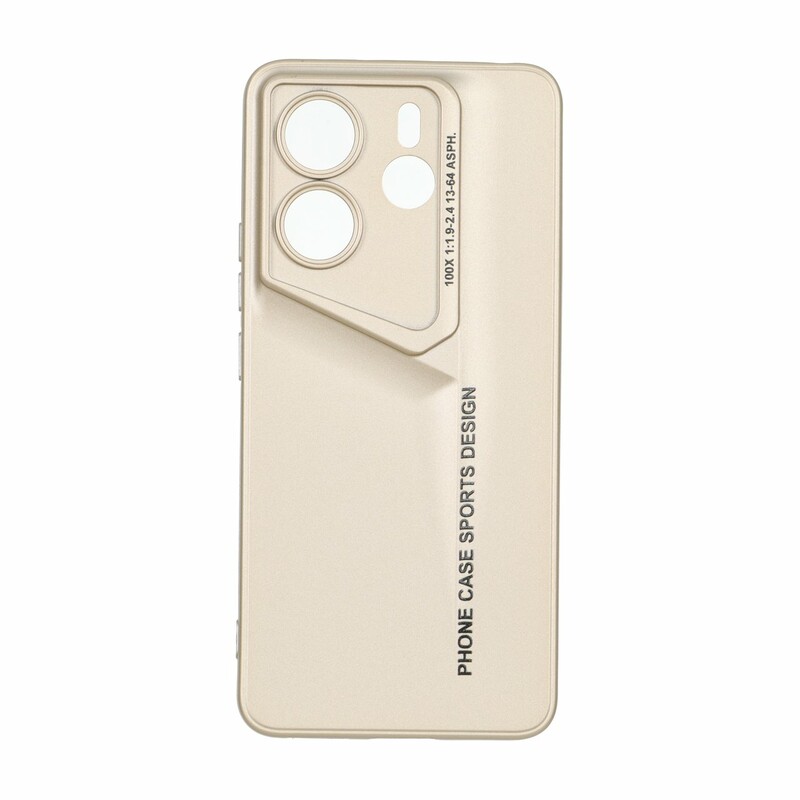 قاب Phone Case Sports Design محافظ لنزدار Xiaomi Redmi Note 14 4G - طلایی