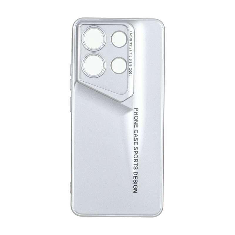 قاب Phone Case Sports Design محافظ لنزدار Xiaomi Redmi Note 13 4G - نقره ای