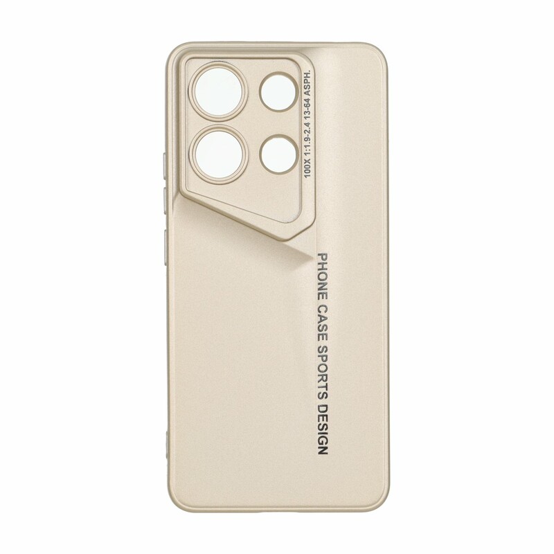 قاب Phone Case Sports Design محافظ لنزدار Xiaomi Redmi Note 13 4G - طلایی