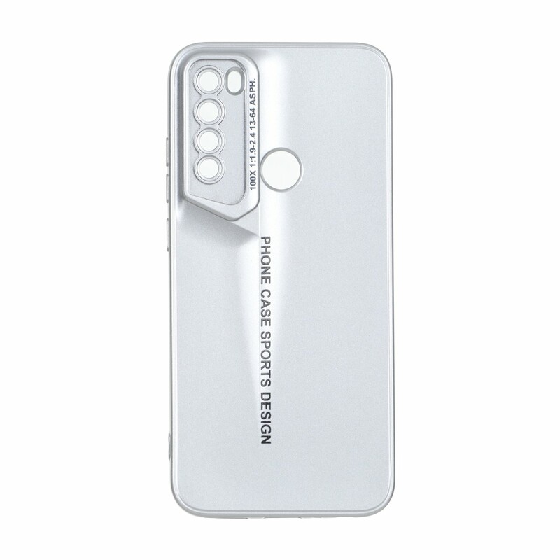 قاب Phone Case Sports Design محافظ لنزدار Xiaomi Redmi Note 8 - نقره ای