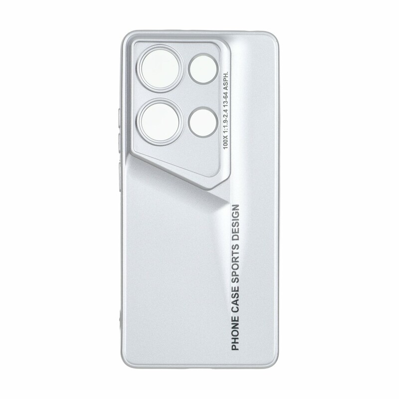 قاب Phone Case Sports Design محافظ لنزدار Xiaomi Redmi Note 14S / Note 13 Pro 4G / Poco M6 Pro 4G - نقره ای
