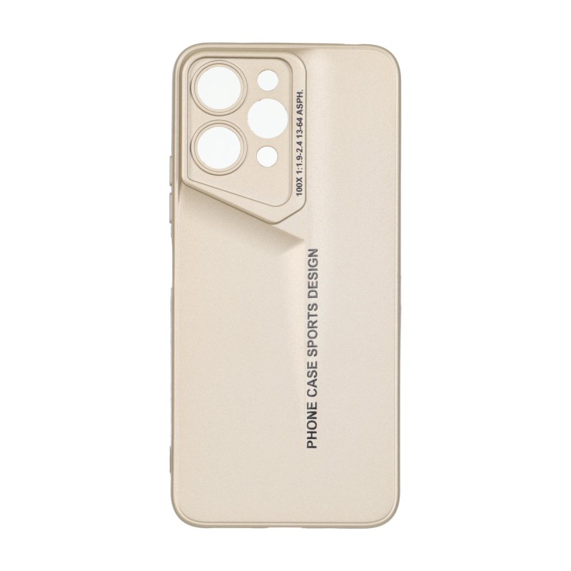 قاب Phone Case Sports Design محافظ لنزدار Xiaomi Redmi 12 / Poco M6 Pro 5G - طلایی