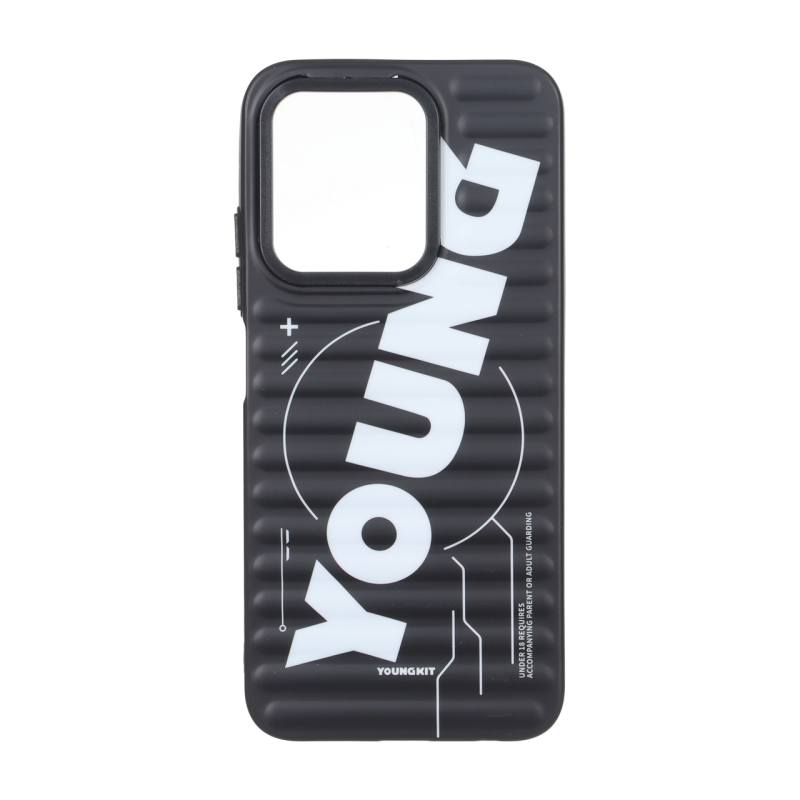 قاب Youngkit مورب Xiaomi Redmi 15C / Poco C85 - مشکی