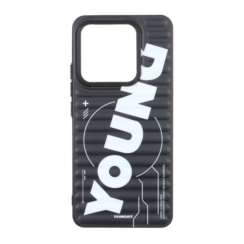 قاب Youngkit مورب Xiaomi Redmi Note 14 4G - مشکی
