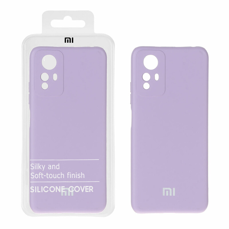 قاب نیو سیلیکون محافظ لنزدار RFF مدل Xiaomi Redmi Note 12S - یاسی (پک دار)