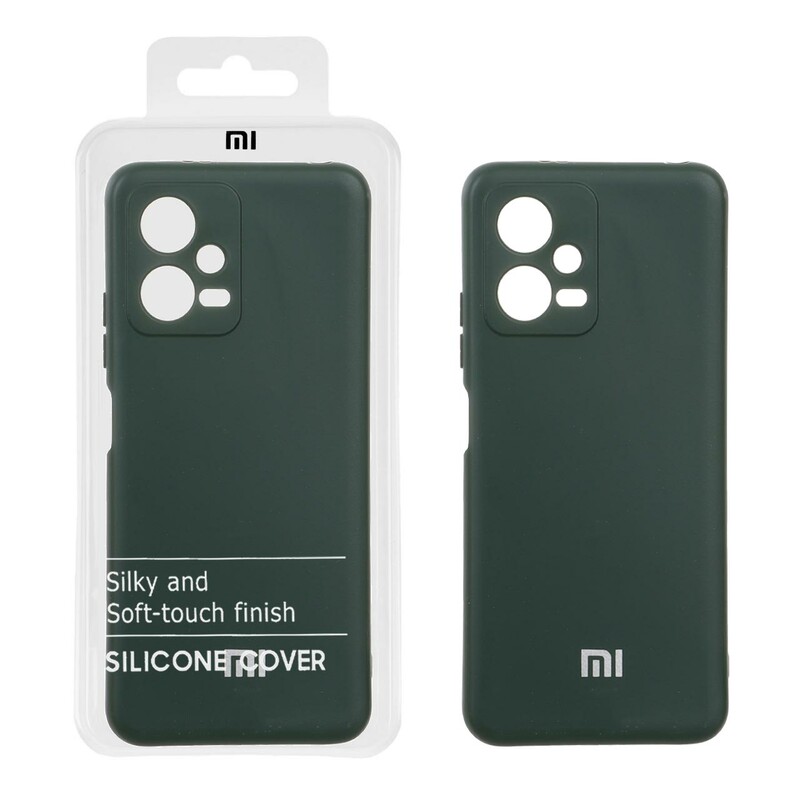 قاب نیو سیلیکون محافظ لنزدار RFF مدل Xiaomi Redmi Note 12 5G / Poco X5 5G - سبز(پک دار)