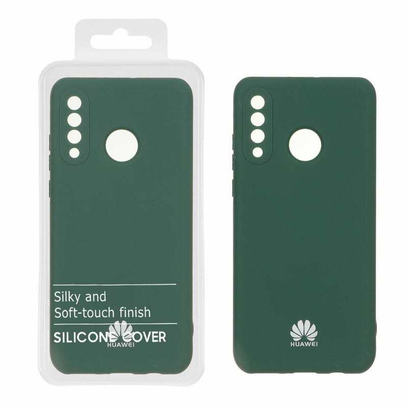 قاب نیو سیلیکون محافظ لنزدار RFF مدل Huawei P30 Lite - سبز (پک دار)