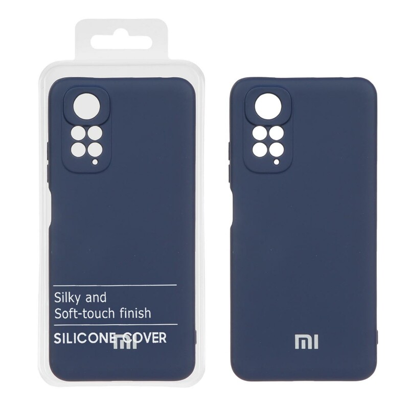 قاب نیو سیلیکون محافظ لنزدار RFF مدل Xiaomi Redmi Note 11 4G / Redmi Note 11S - سرمه ای (پک دار)
