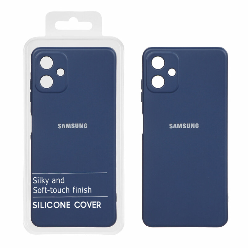 قاب نیو سیلیکون محافظ لنزدار RFF مدل Samsung Galaxy A06 - سرمه ای (پک دار)