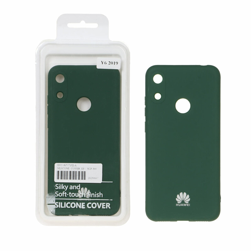 قاب نیو سیلیکون محافظ لنزدار RFF مدل Huawei Y6 (2019) / Y6 Prime (2019) / Y6s / Honor 8a - سبز (پک دار)