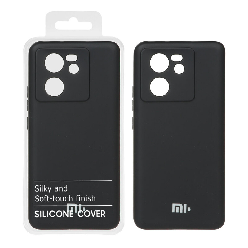 قاب نیو سیلیکون محافظ لنزدار RFF مدل Xiaomi Mi 13t / 13t Pro - مشکی (پک دار)