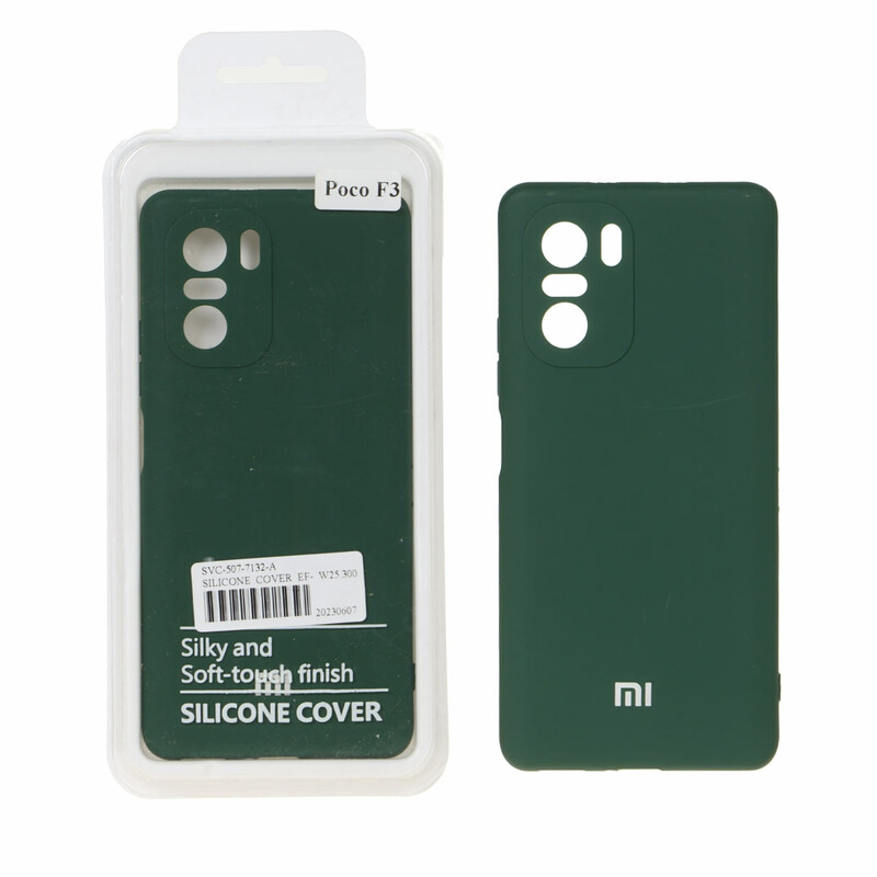 قاب نیو سیلیکون محافظ لنزدار RFF مدل Xiaomi Poco F3 / Redmi Mi 11i / Redmi K40 - سبز (پک دار)