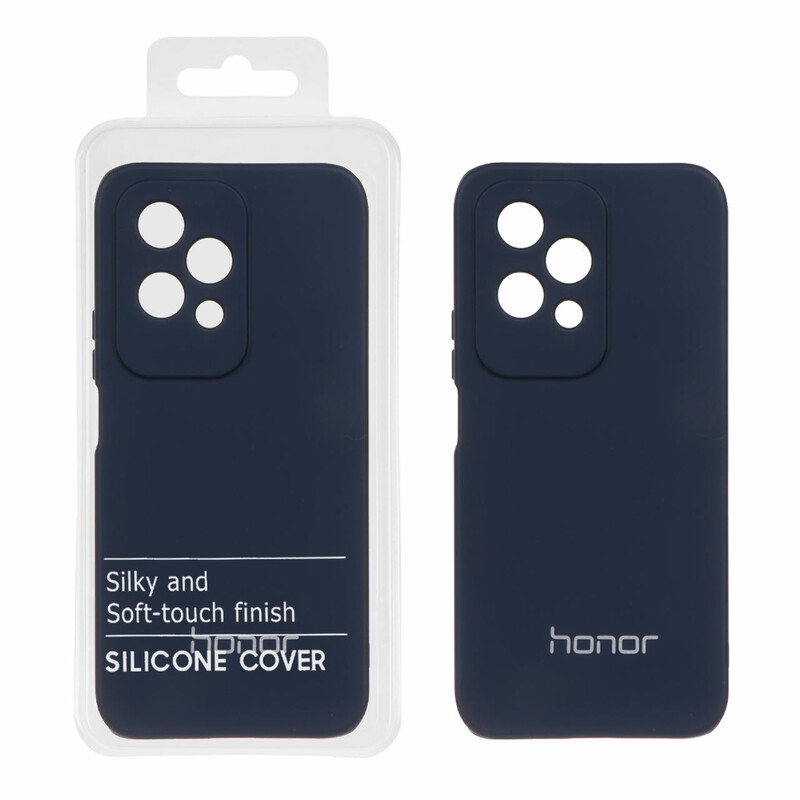 قاب نیو سیلیکون محافظ لنزدار RFF مدل Honor 200 Lite - سرمه ای (پک دار)