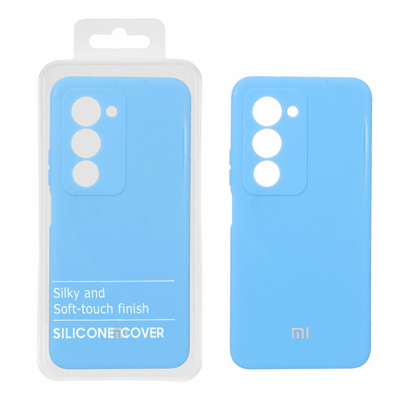 قاب نیو سیلیکون محافظ لنزدار RFF مدل Xiaomi Redmi 15 4G - آبی (پک دار)