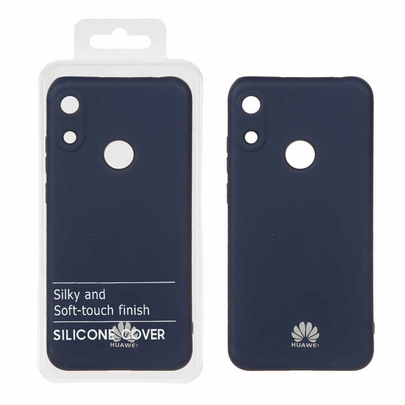 قاب نیو سیلیکون محافظ لنزدار RFF مدل Huawei Y6 (2019) / Y6 Prime (2019) / Y6s / Honor 8a - سرمه ای (پک دار)
