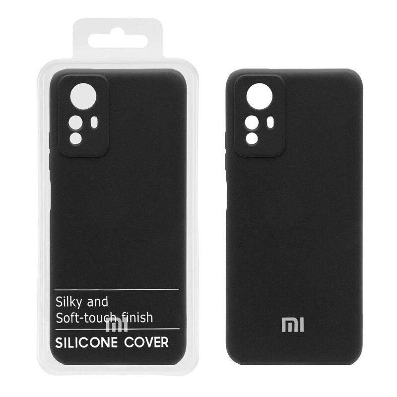 قاب نیو سیلیکون محافظ لنزدار RFF مدل Xiaomi Redmi Note 12S - مشکی (پک دار)