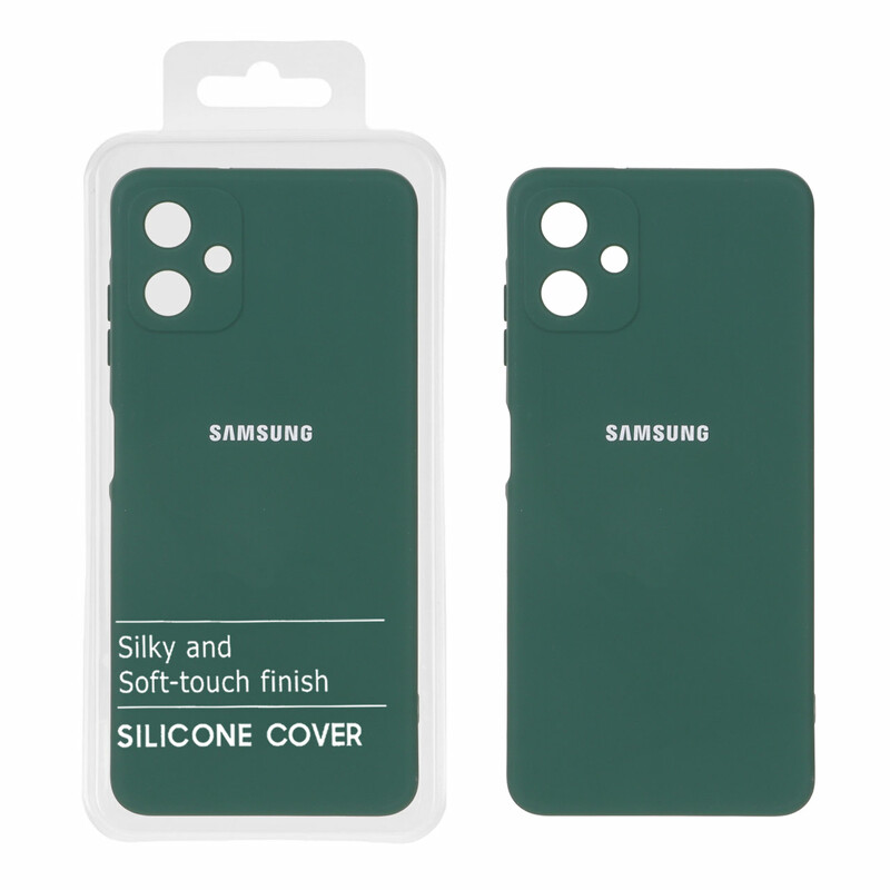 قاب نیو سیلیکون محافظ لنزدار RFF مدل Samsung Galaxy A06 - سبز (پک دار)
